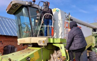Zakończenie kursu kombajnisty we współpracy z lokalnymi przedsiębiorcami